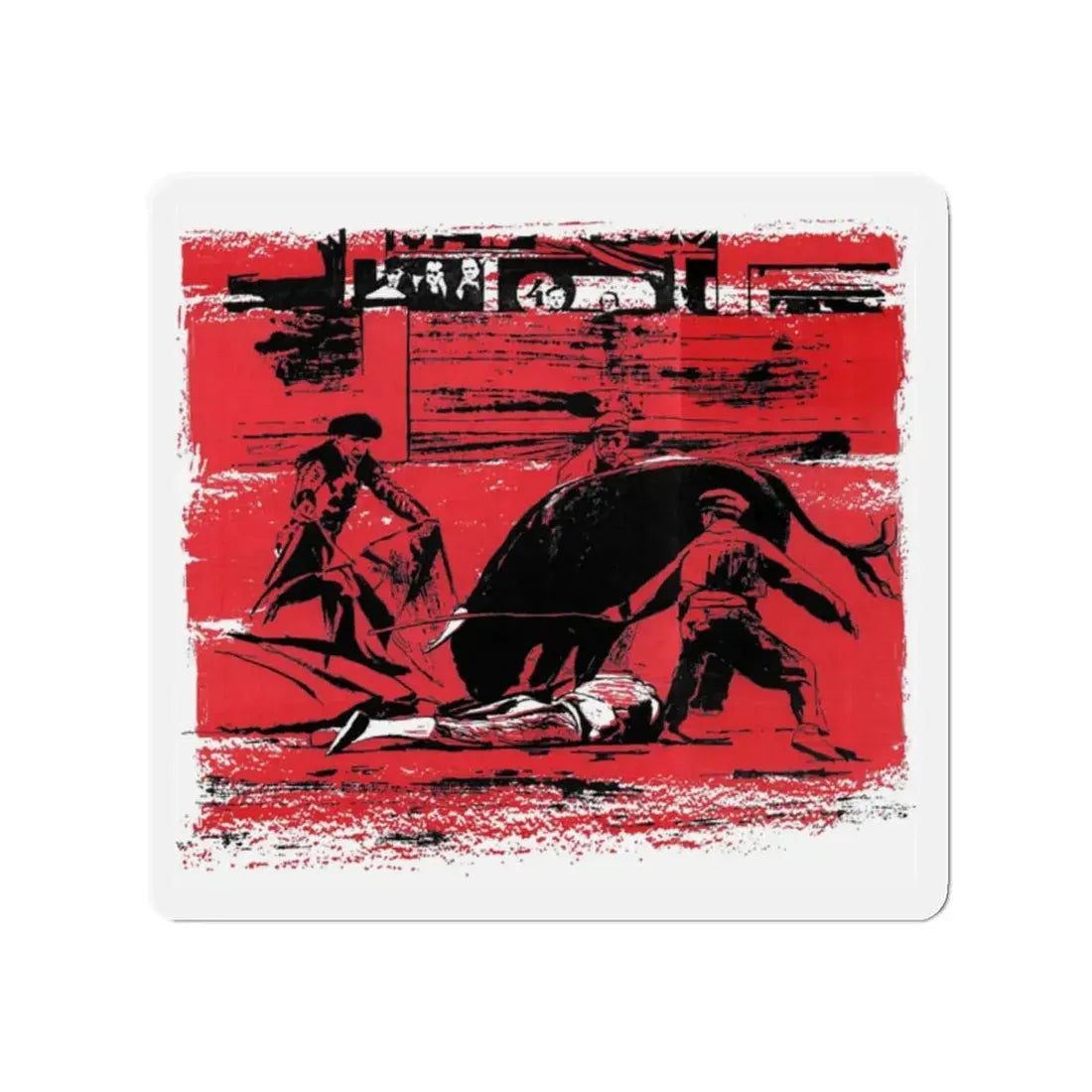 Matadors Die Rich, Bluebook Magazine, June 1953 (Magazine Illustration) Refrigerator Magnet - The Sticker Space