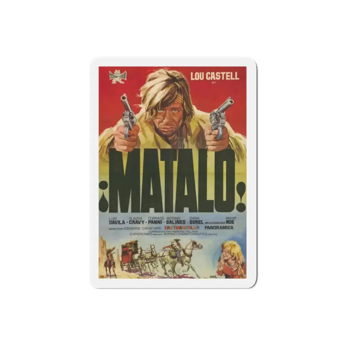 MATALO 1970 Movie Poster - Refrigerator Magnet - The Sticker Space