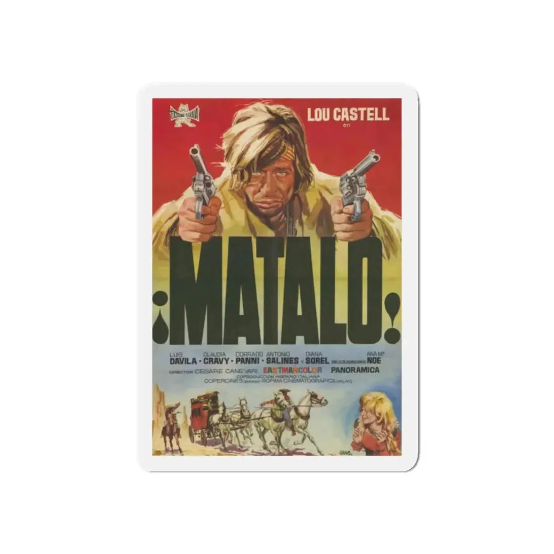 MATALO 1970 Movie Poster - Refrigerator Magnet - The Sticker Space