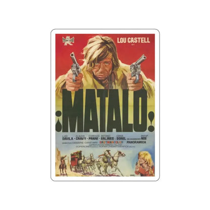 MATALO 1970 Movie Poster STICKER Vinyl Die-Cut Decal 2 Inch - The Sticker Space