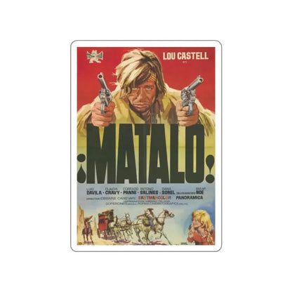 MATALO 1970 Movie Poster STICKER Vinyl Die-Cut Decal 4 Inch - The Sticker Space