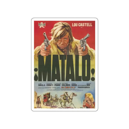 MATALO 1970 Movie Poster STICKER Vinyl Die-Cut Decal - The Sticker Space