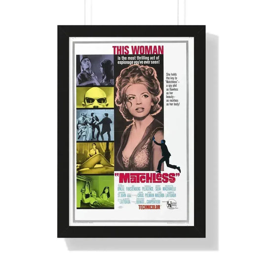 MATCHLESS 1967 - Framed Movie Poster 16″ x 24″ Black - The Sticker Space