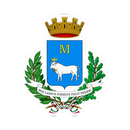 Matera-Stemma (Italy) (Coat of Arms) STICKER Vinyl Kiss-Cut Decal 2 Inch White - The Sticker Space