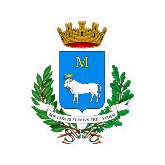 Matera-Stemma (Italy) (Coat of Arms) STICKER Vinyl Kiss-Cut Decal 2 Inch White - The Sticker Space