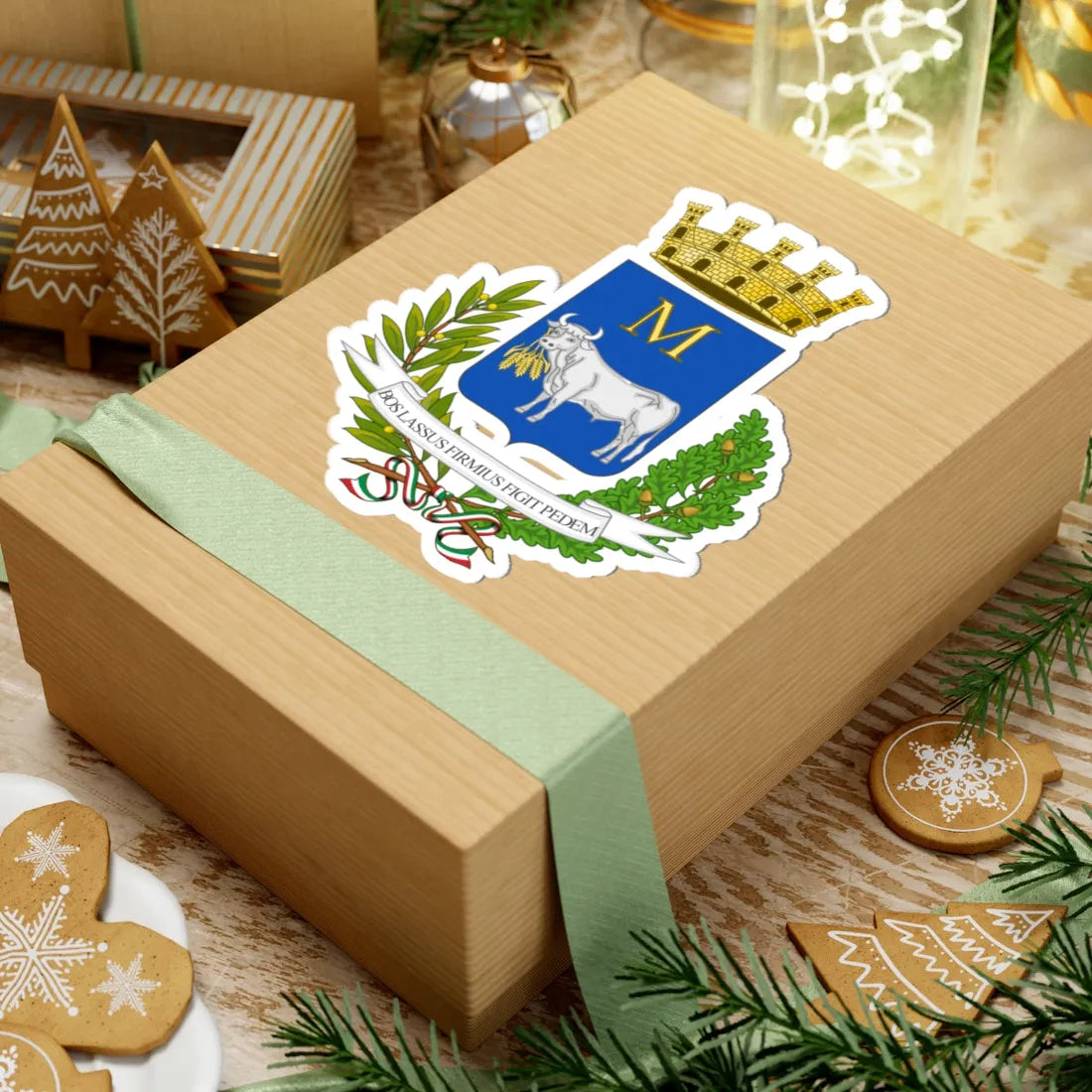 Matera-Stemma2 (Italy) (Coat of Arms) STICKER Vinyl Kiss-Cut Decal - The Sticker Space