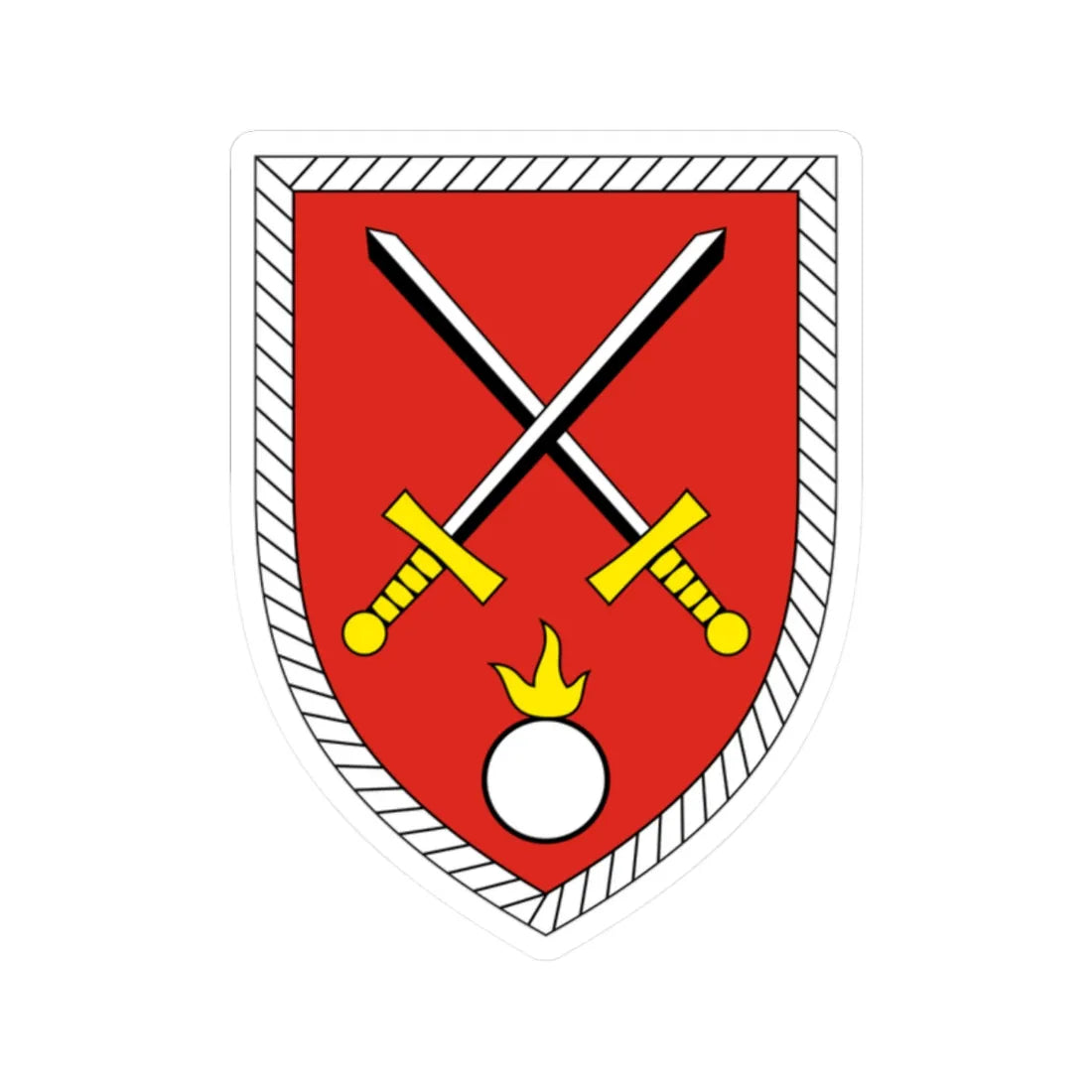 Materialamt des Heeres Bundeswehr (Germany) (Coat of Arms) STICKER Vinyl Kiss-Cut Decal 2 Inch White - The Sticker Space