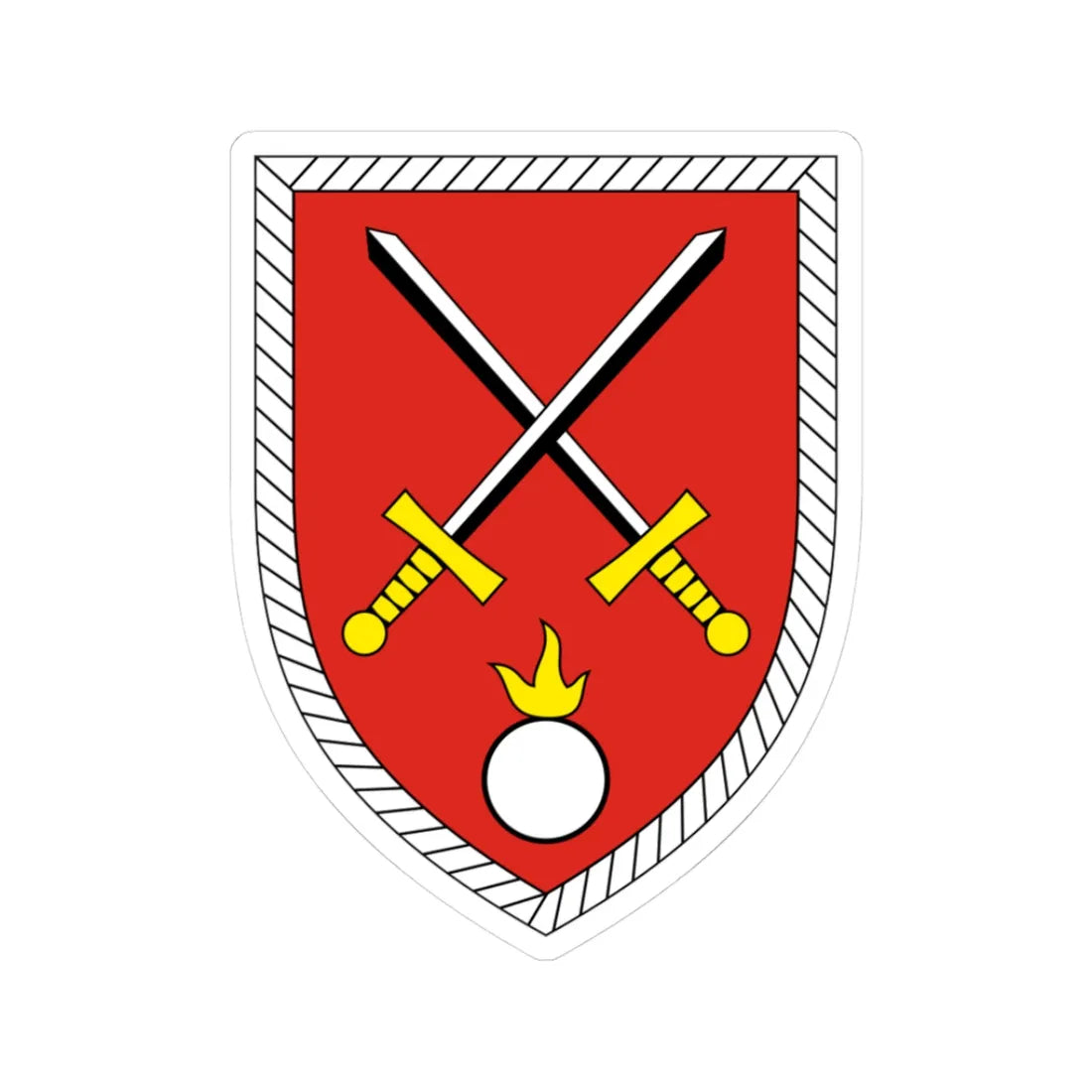 Materialamt des Heeres Bundeswehr (Germany) (Coat of Arms) STICKER Vinyl Kiss-Cut Decal 3 Inch White - The Sticker Space