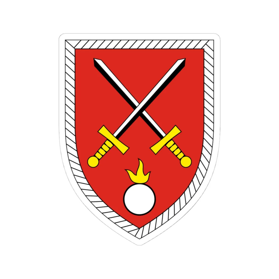 Materialamt des Heeres Bundeswehr (Germany) (Coat of Arms) STICKER Vinyl Kiss-Cut Decal 4 Inch White - The Sticker Space