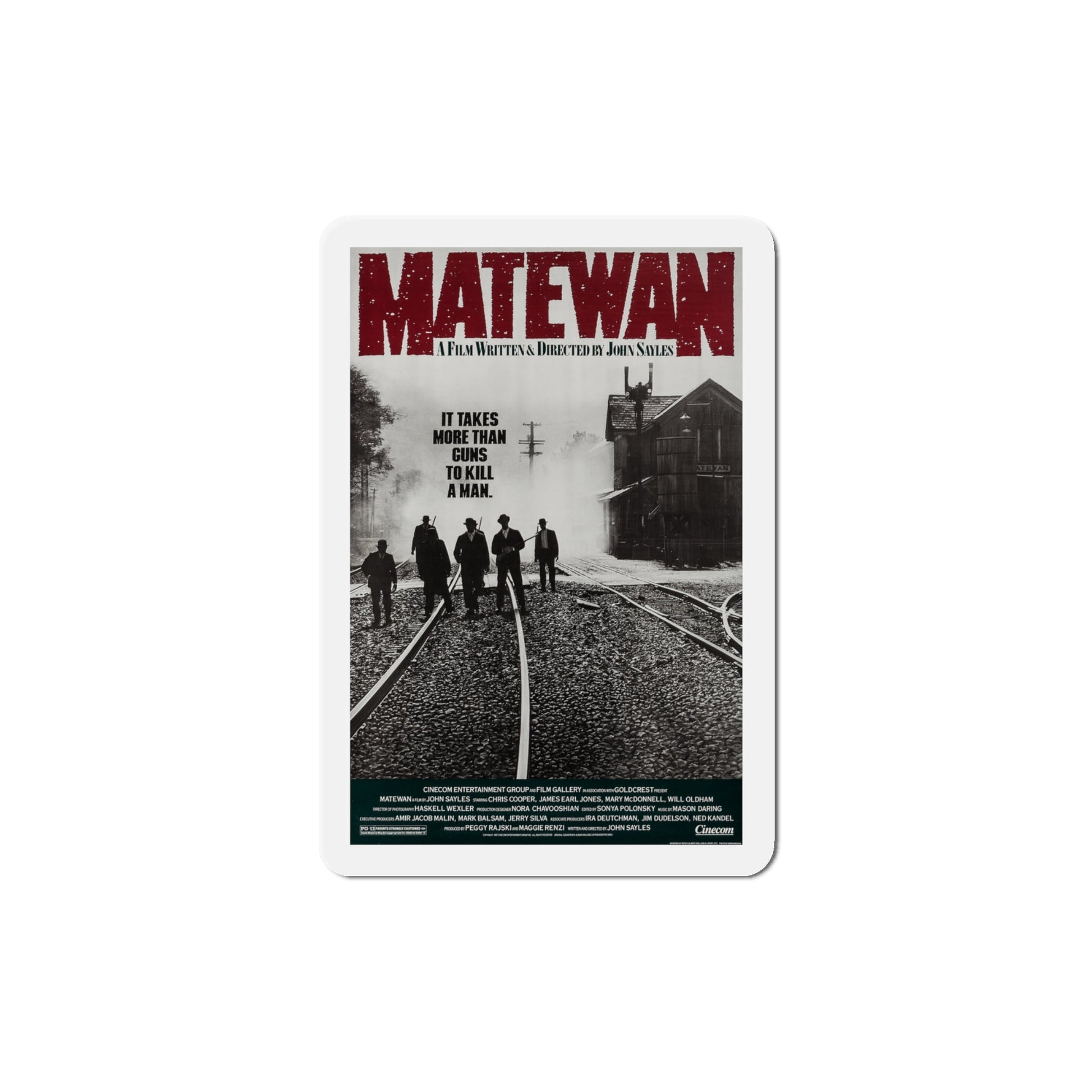 Matewan 1987 Movie Poster Die-Cut Magnet-The Sticker Space