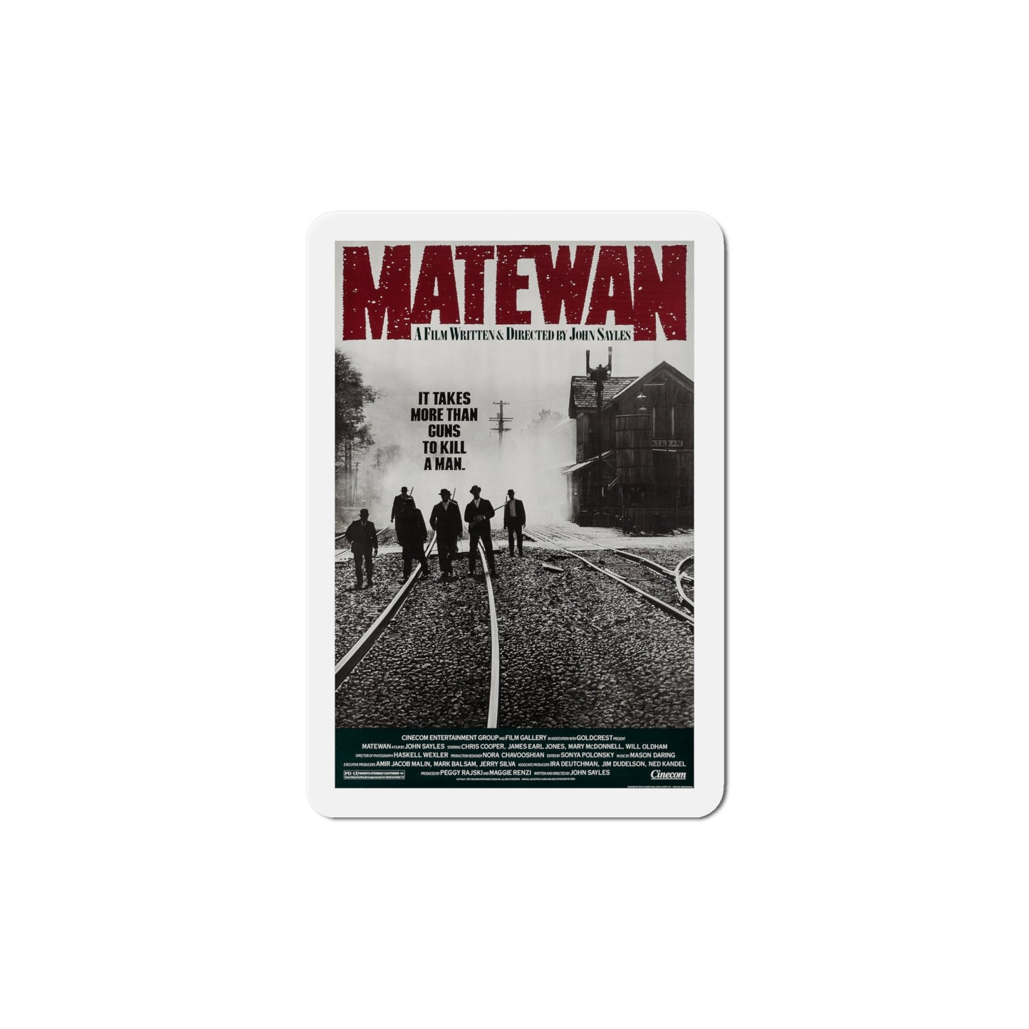 Matewan 1987 Movie Poster Die-Cut Magnet-The Sticker Space