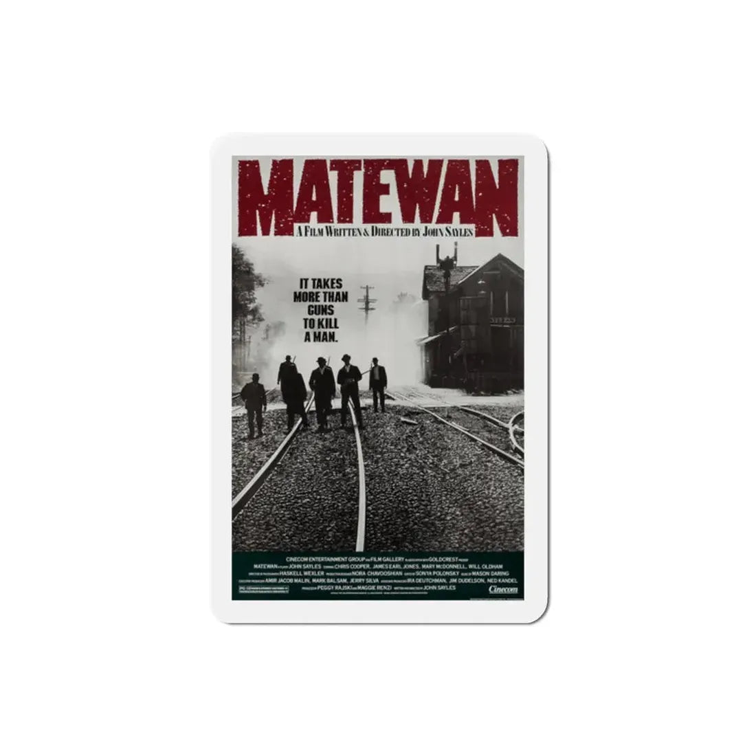 Matewan 1987 Movie Poster Refrigerator Magnet 2 Inch - The Sticker Space
