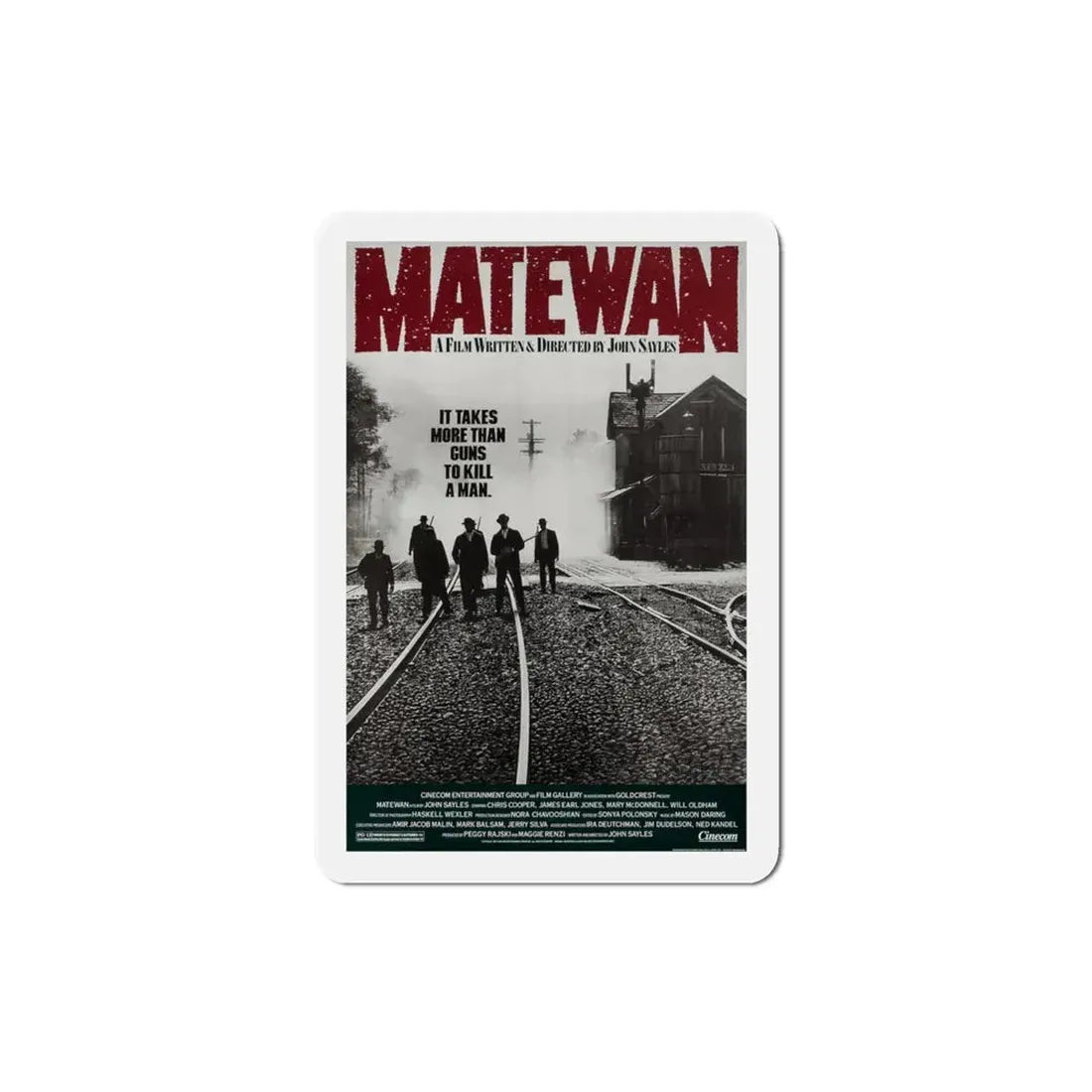Matewan 1987 Movie Poster Refrigerator Magnet 3 Inch - The Sticker Space