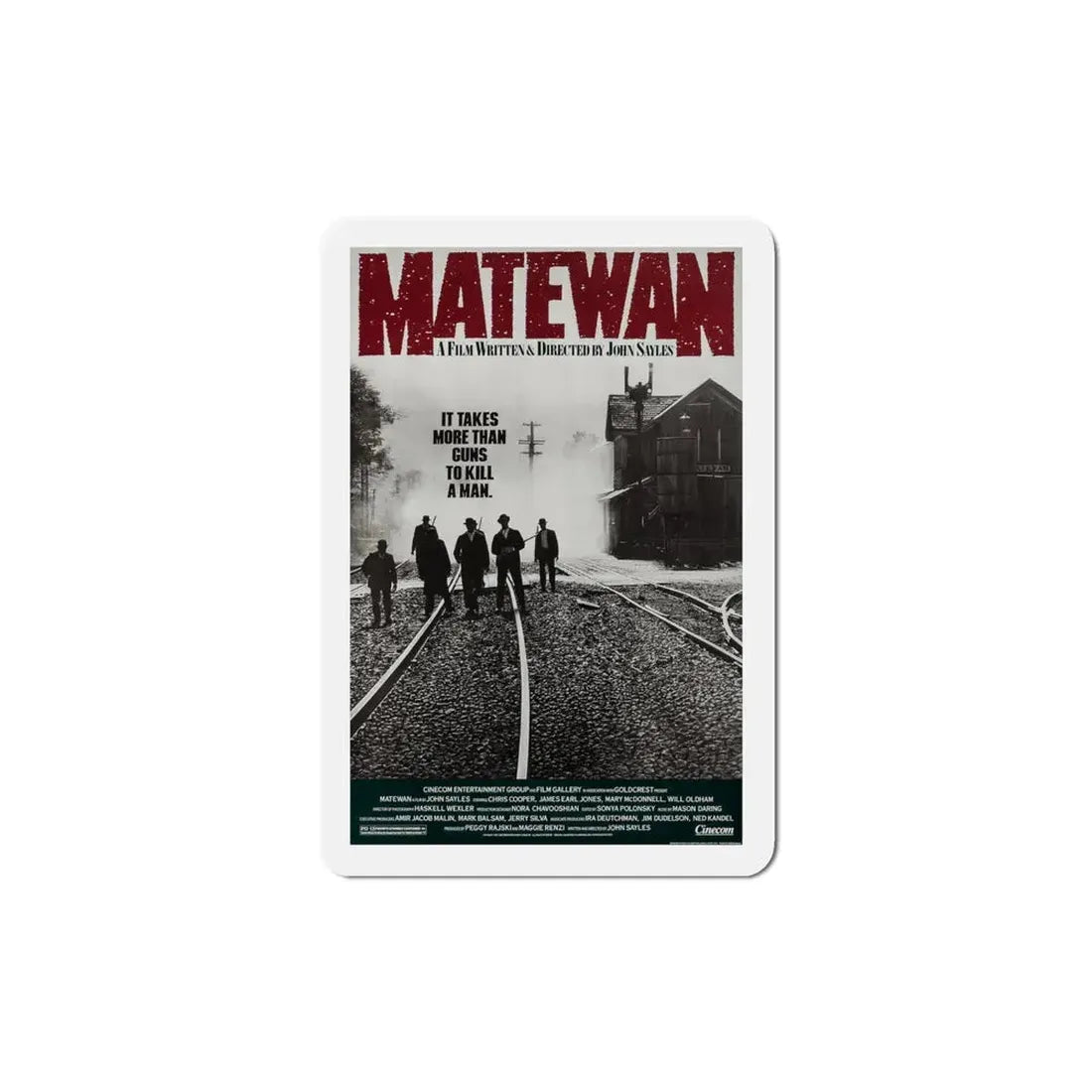 Matewan 1987 Movie Poster Refrigerator Magnet 4 Inch - The Sticker Space