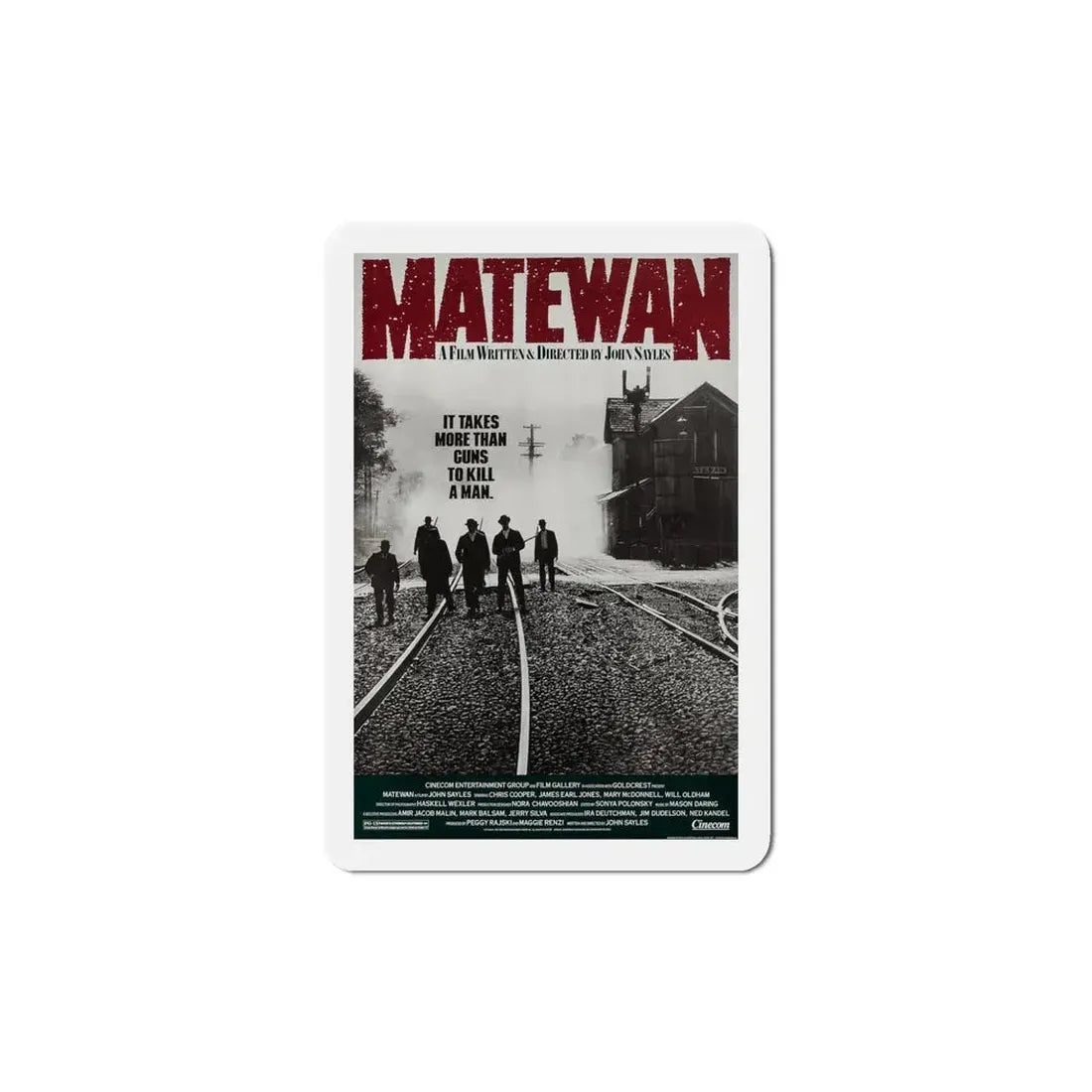 Matewan 1987 Movie Poster Refrigerator Magnet 5 Inch - The Sticker Space