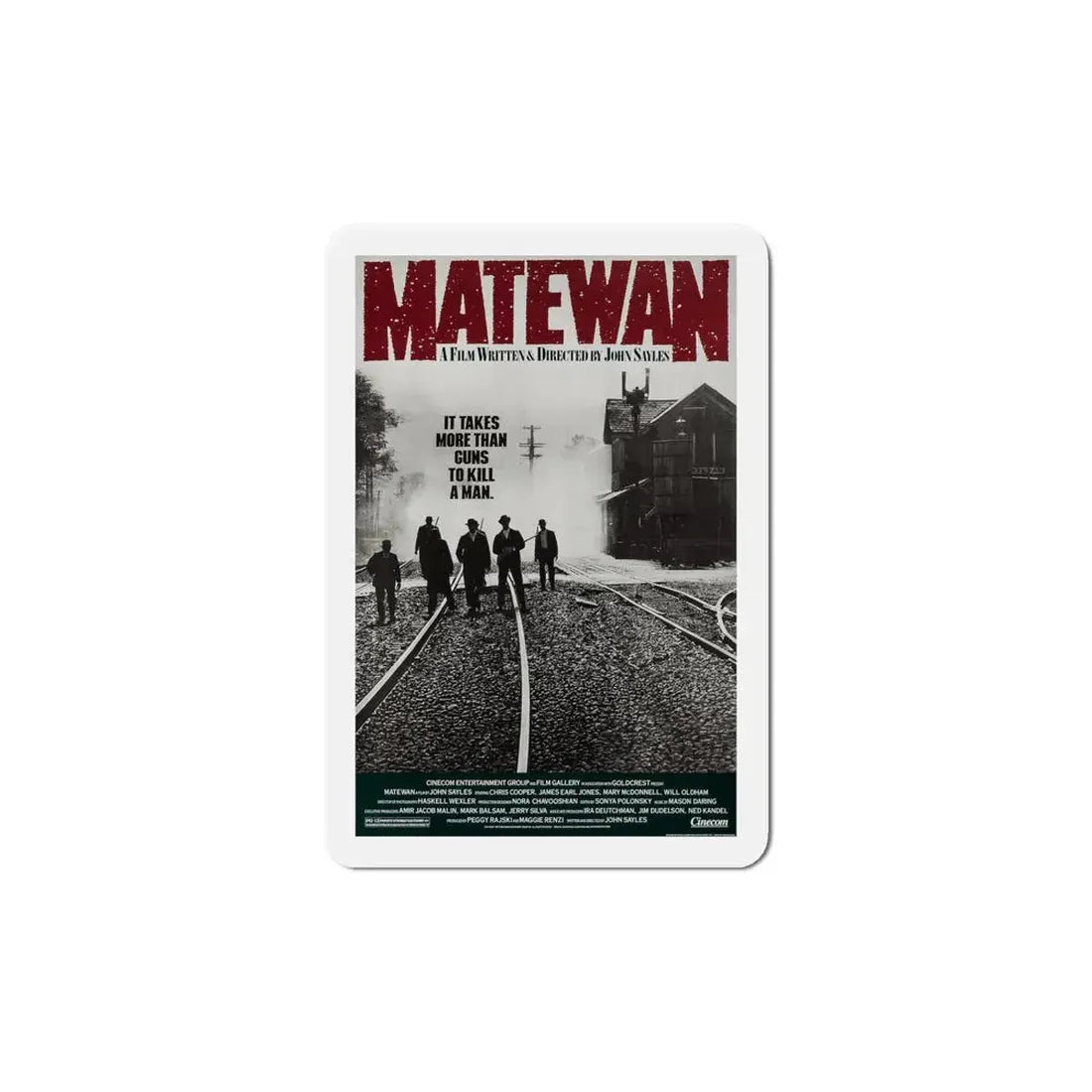 Matewan 1987 Movie Poster Refrigerator Magnet 6 Inch - The Sticker Space