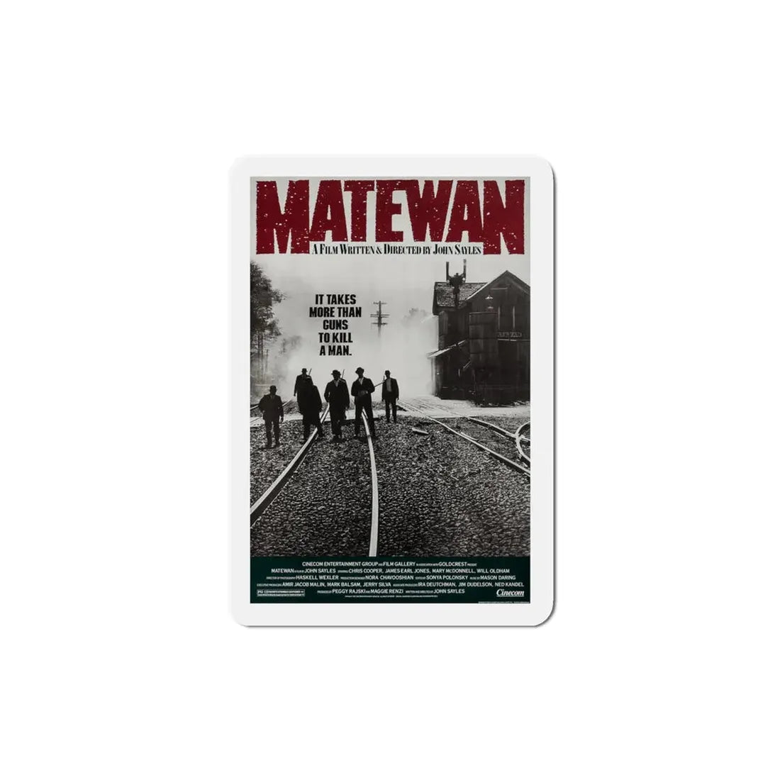Matewan 1987 Movie Poster Refrigerator Magnet - The Sticker Space