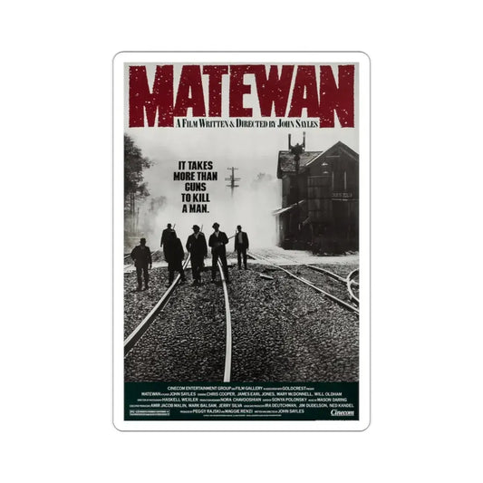 Matewan 1987 Movie Poster STICKER Vinyl Die-Cut Decal 2 Inch - The Sticker Space