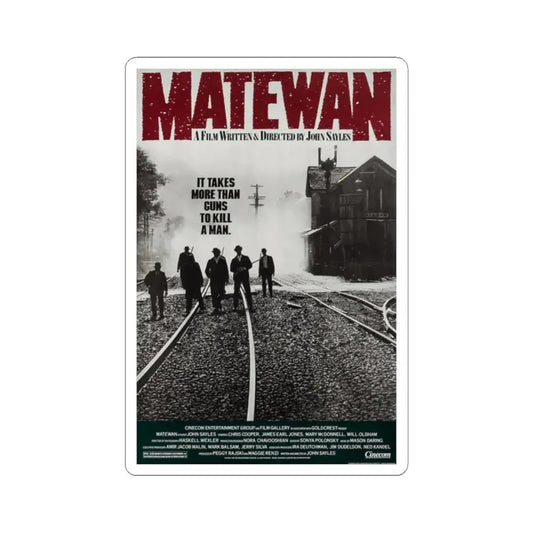 Matewan 1987 Movie Poster - STICKER Vinyl Kiss-Cut Decal 2 Inch White - The Sticker Space