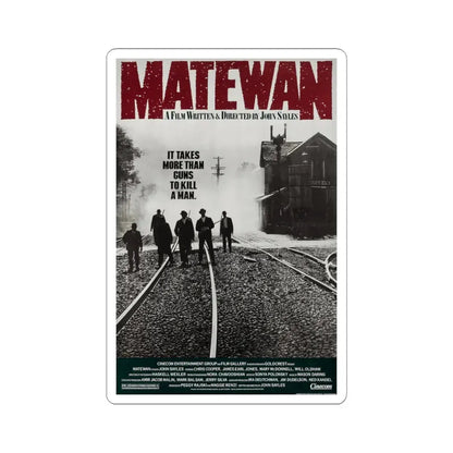 Matewan 1987 Movie Poster - STICKER Vinyl Kiss-Cut Decal 3 Inch White - The Sticker Space