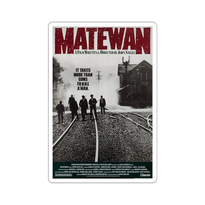 Matewan 1987 Movie Poster - STICKER Vinyl Kiss-Cut Decal 4 Inch White - The Sticker Space