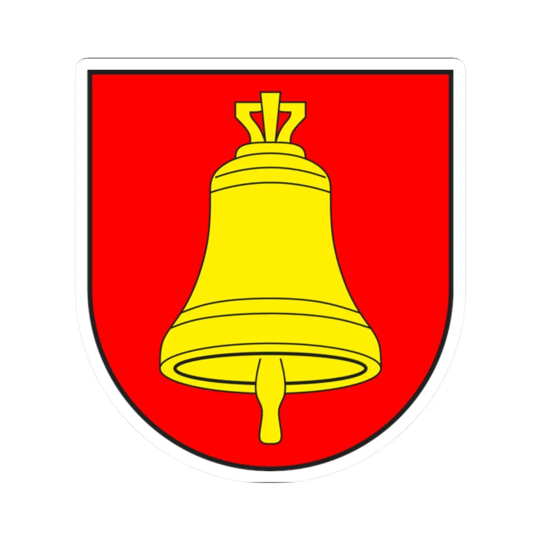 Mathon wappen (Switzerland) (Coat of Arms) STICKER Vinyl Kiss-Cut Decal 2 Inch White - The Sticker Space