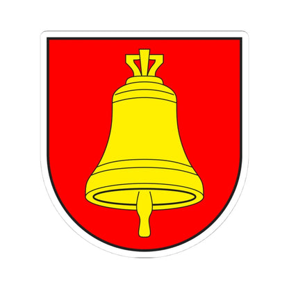 Mathon wappen (Switzerland) (Coat of Arms) STICKER Vinyl Kiss-Cut Decal 4 Inch White - The Sticker Space