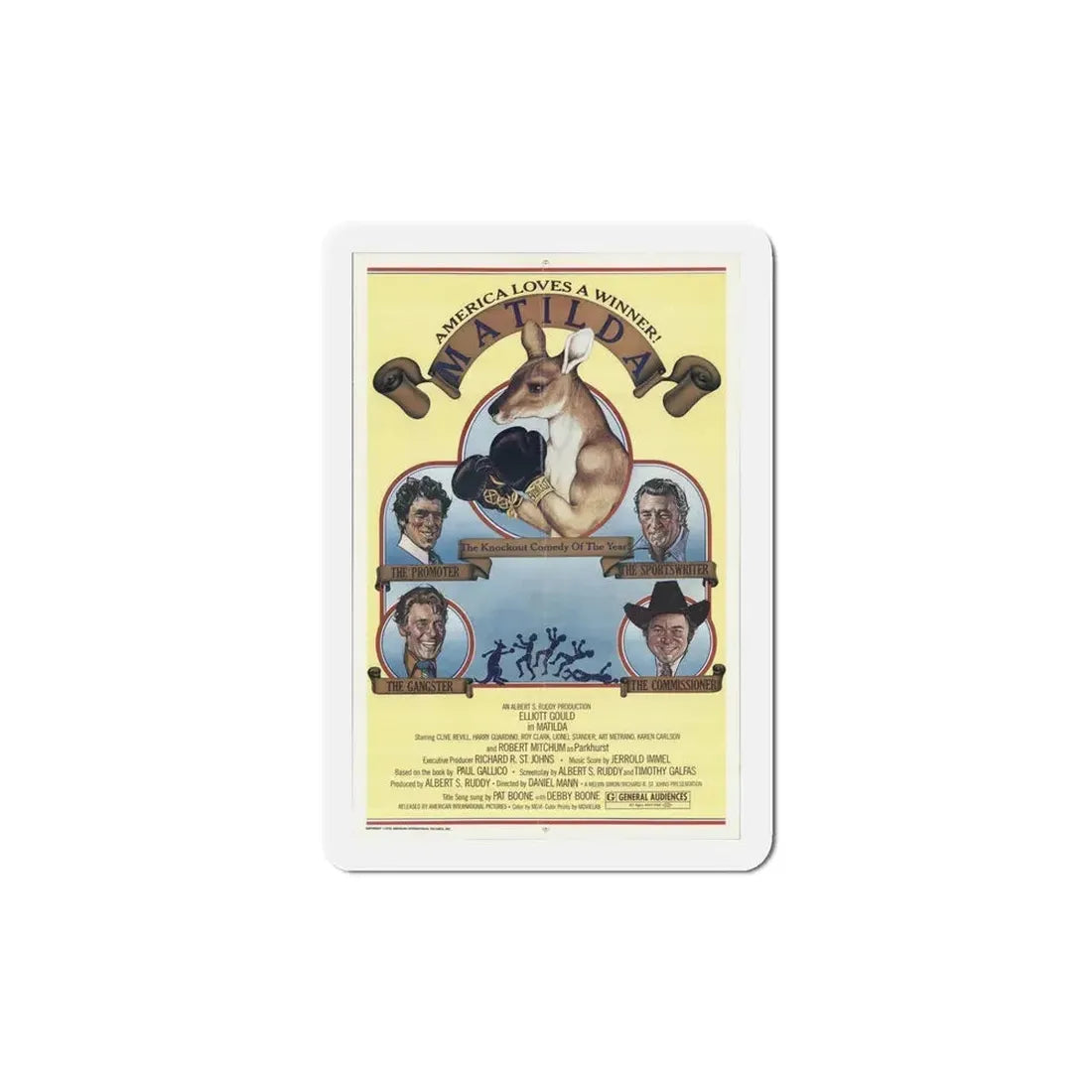 Matilda 1978 Movie Poster Refrigerator Magnet 5 Inch - The Sticker Space