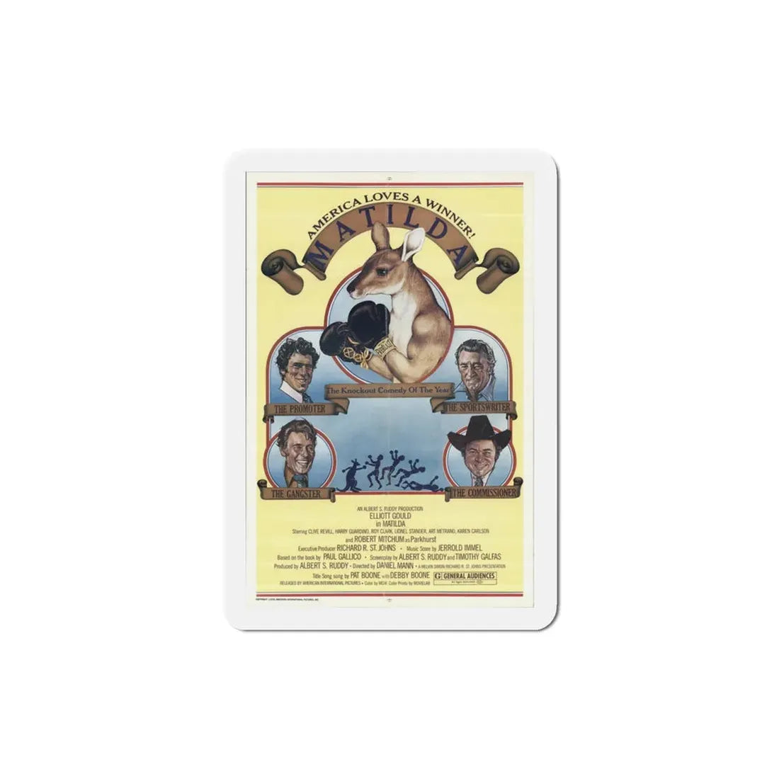 Matilda 1978 Movie Poster Refrigerator Magnet - The Sticker Space