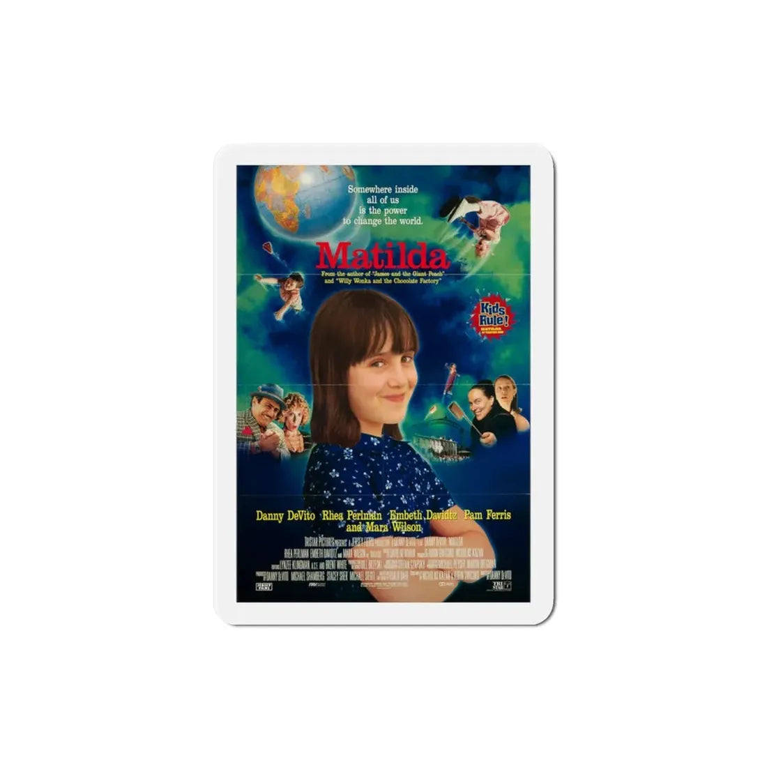 Matilda 1996 Movie Poster Refrigerator Magnet - The Sticker Space