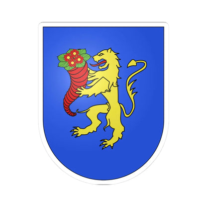 Matran-coat of arms (Switzerland) (Coat of Arms) STICKER Vinyl Kiss-Cut Decal 3 Inch White - The Sticker Space