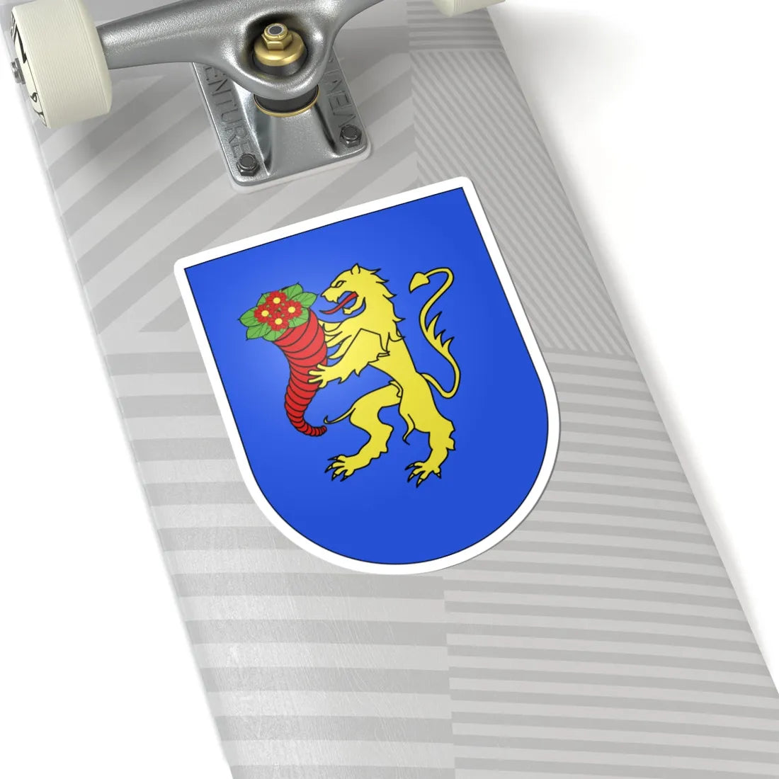 Matran-coat of arms (Switzerland) (Coat of Arms) STICKER Vinyl Kiss-Cut Decal - The Sticker Space