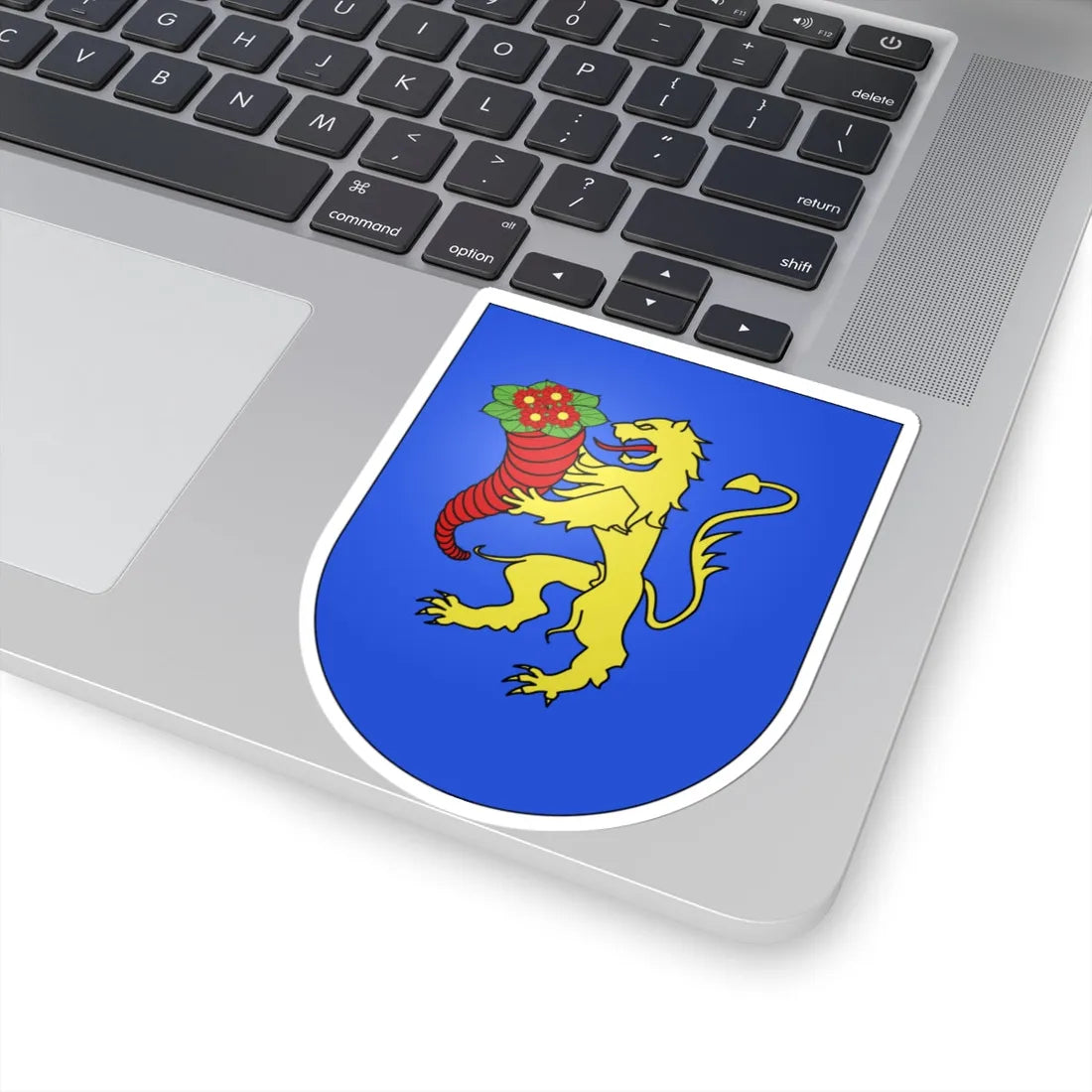 Matran-coat of arms (Switzerland) (Coat of Arms) STICKER Vinyl Kiss-Cut Decal - The Sticker Space
