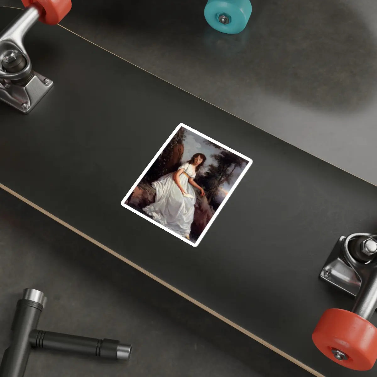 SKU:26160775688312431345 Sticker types:White Shape:Die-Cut Sizes:4" × 4"