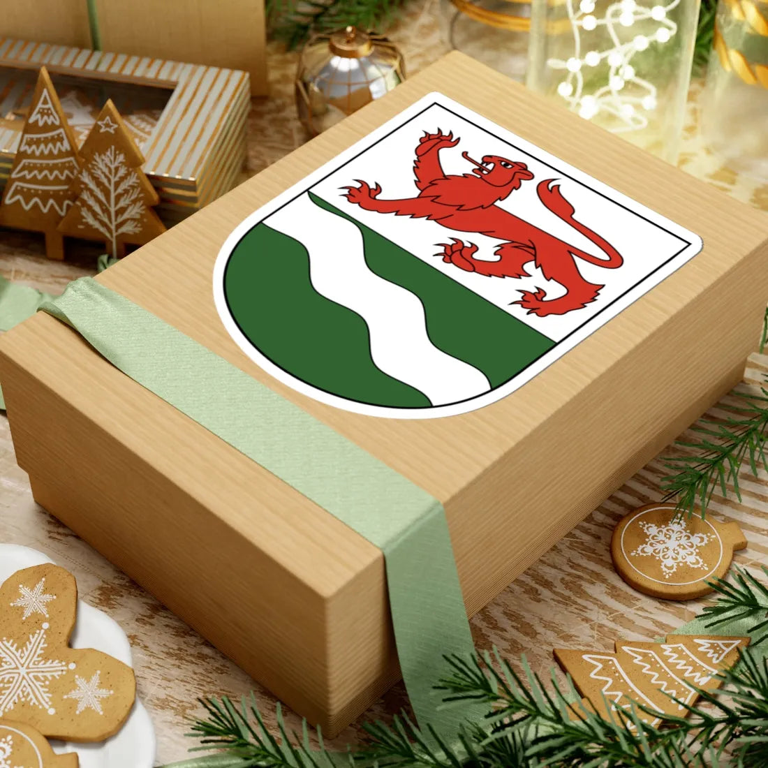 Mattenbach-blazon (Switzerland) (Coat of Arms) STICKER Vinyl Kiss-Cut Decal - The Sticker Space