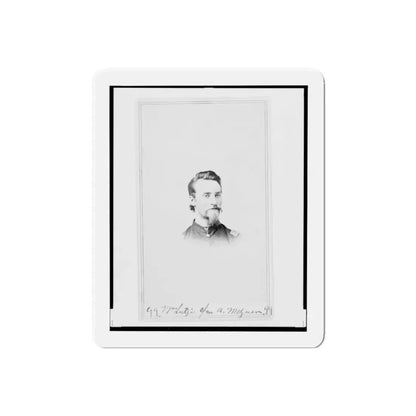 Matthew T. Lutz, Bust Portrait, Facing Front (U.S. Civil War) Refrigerator Magnet 6 Inch Die-Cut - The Sticker Space