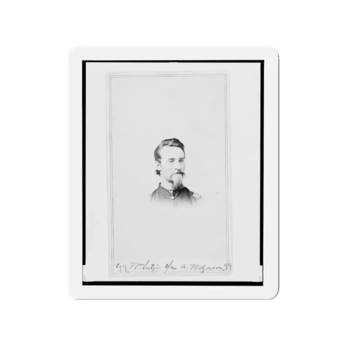Matthew T. Lutz, Bust Portrait, Facing Front (U.S. Civil War) Refrigerator Magnet - The Sticker Space
