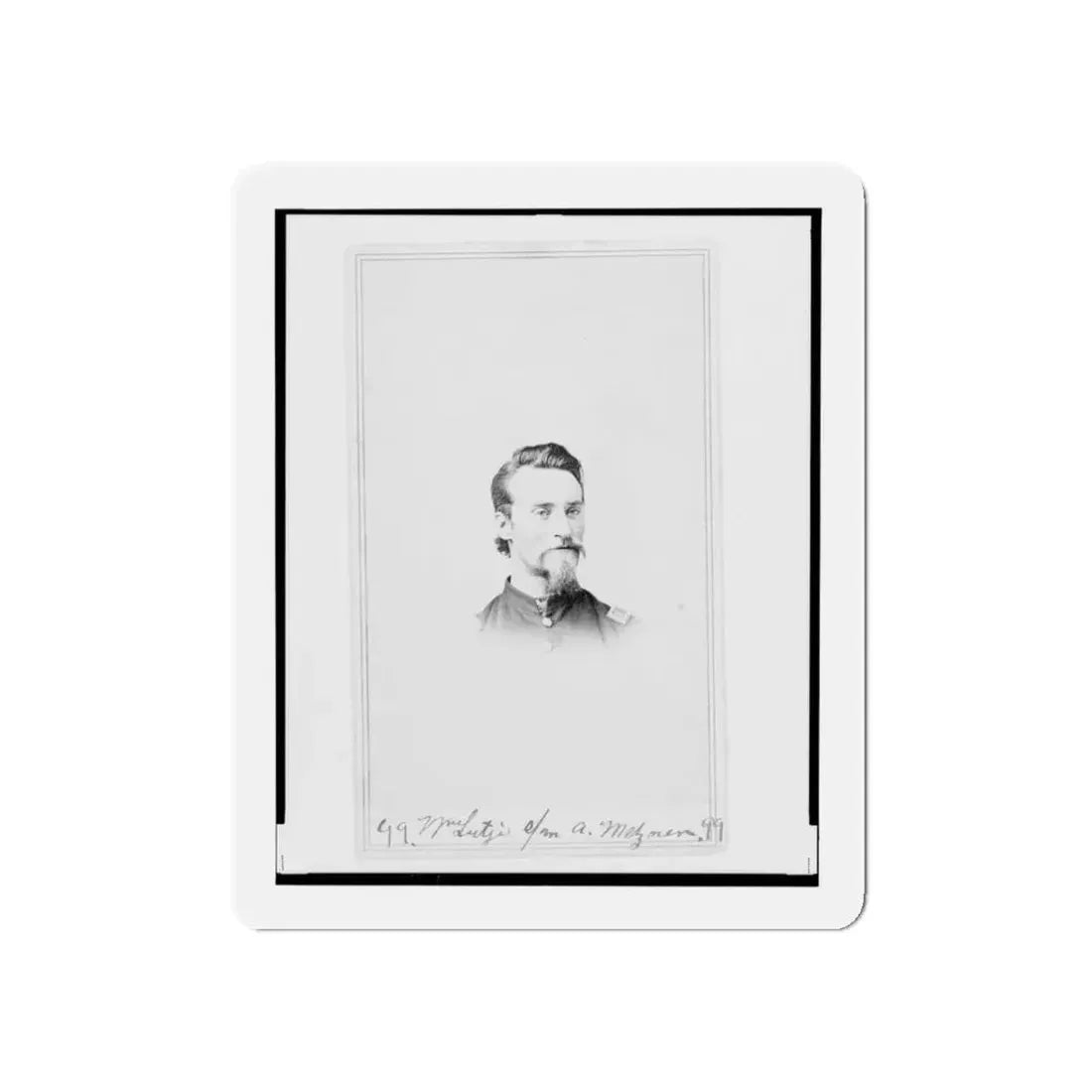 Matthew T. Lutz, Bust Portrait, Facing Front (U.S. Civil War) Refrigerator Magnet - The Sticker Space