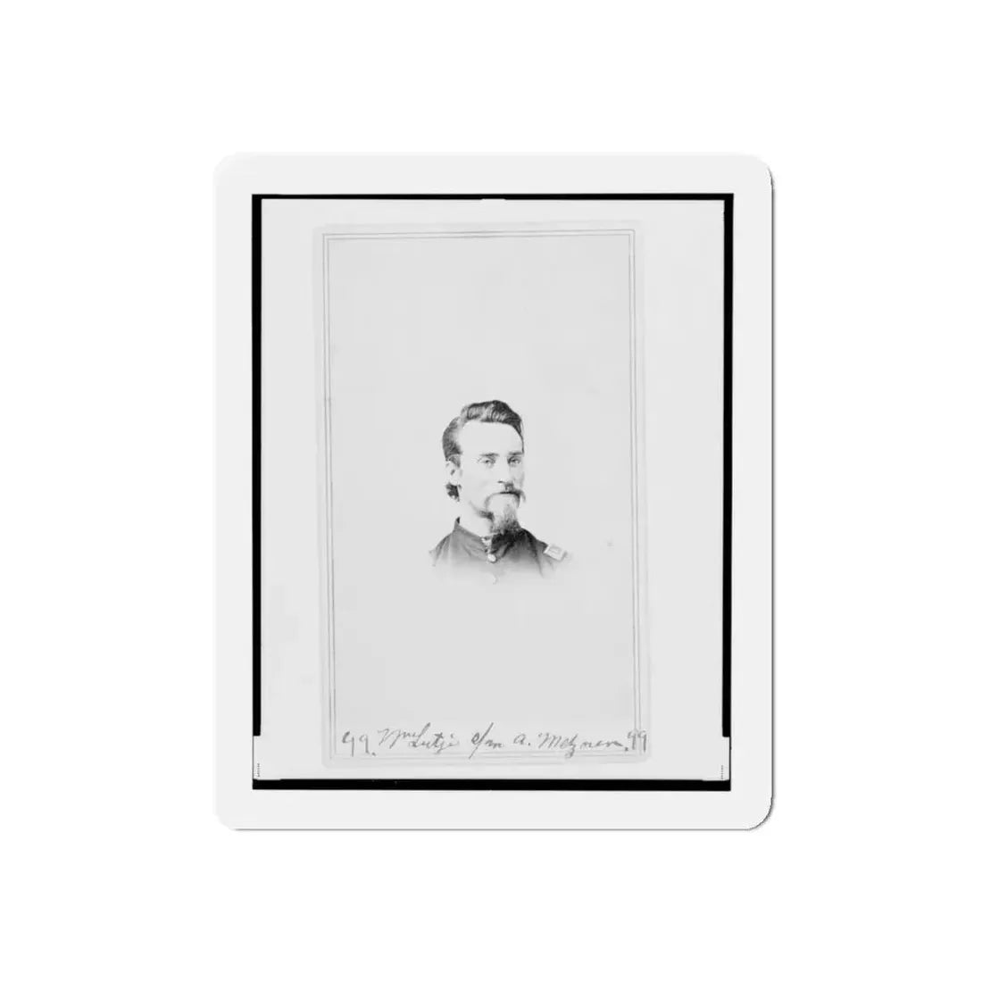 Matthew T. Lutz, Bust Portrait, Facing Front (U.S. Civil War) Refrigerator Magnet - The Sticker Space