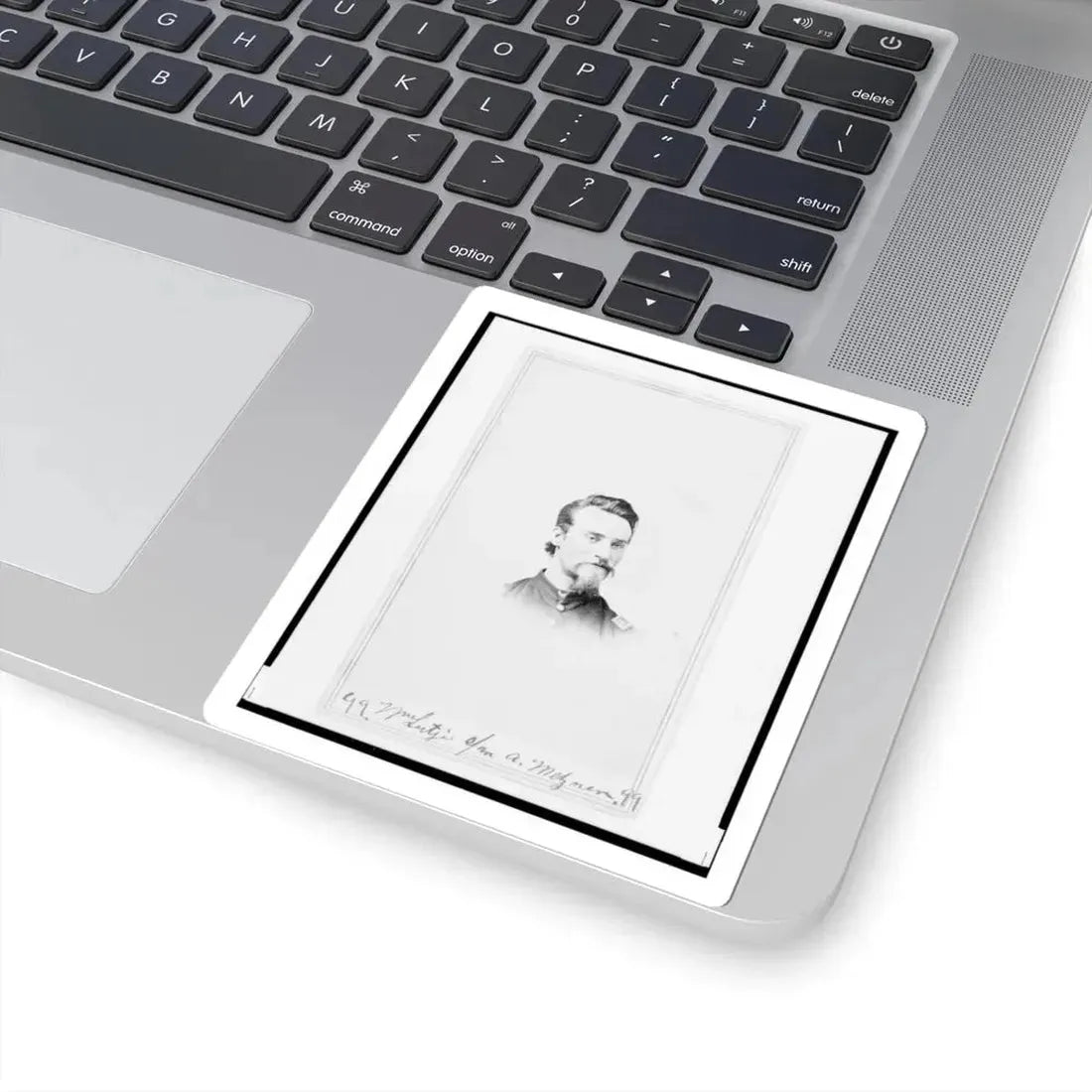 Matthew T. Lutz, Bust Portrait, Facing Front (U.S. Civil War) STICKER Vinyl Kiss-Cut Decal - The Sticker Space