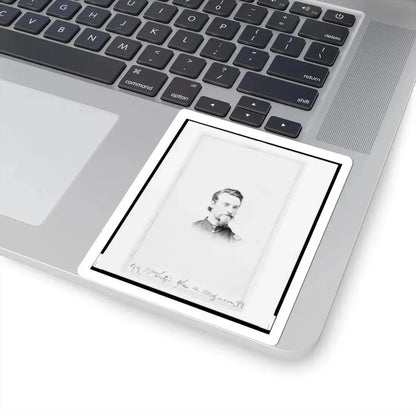 Matthew T. Lutz, Bust Portrait, Facing Front (U.S. Civil War) STICKER Vinyl Kiss-Cut Decal - The Sticker Space