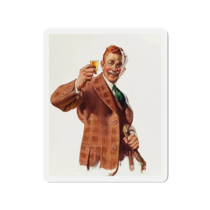 Mattingly & Moore whiskey advertisement (Magazine Illustration) Refrigerator Magnet - The Sticker Space