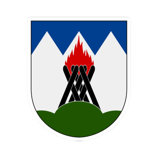 Mattmar vapen (Sweden) (Coat of Arms) STICKER Vinyl Kiss-Cut Decal 2 Inch White - The Sticker Space