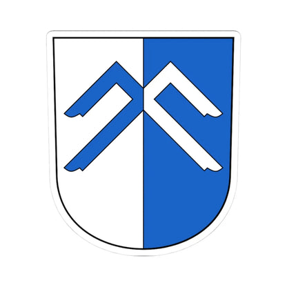Matzendorf-blazon (Switzerland) (Coat of Arms) STICKER Vinyl Kiss-Cut Decal 3 Inch White - The Sticker Space
