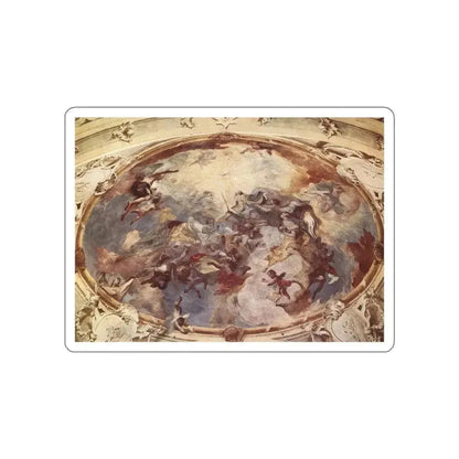 MAULBERTSCH, Franz Anton - Christ and Godfather (Artwork) STICKER Vinyl Die-Cut Decal White Die-Cut 3 Inch - The Sticker Space