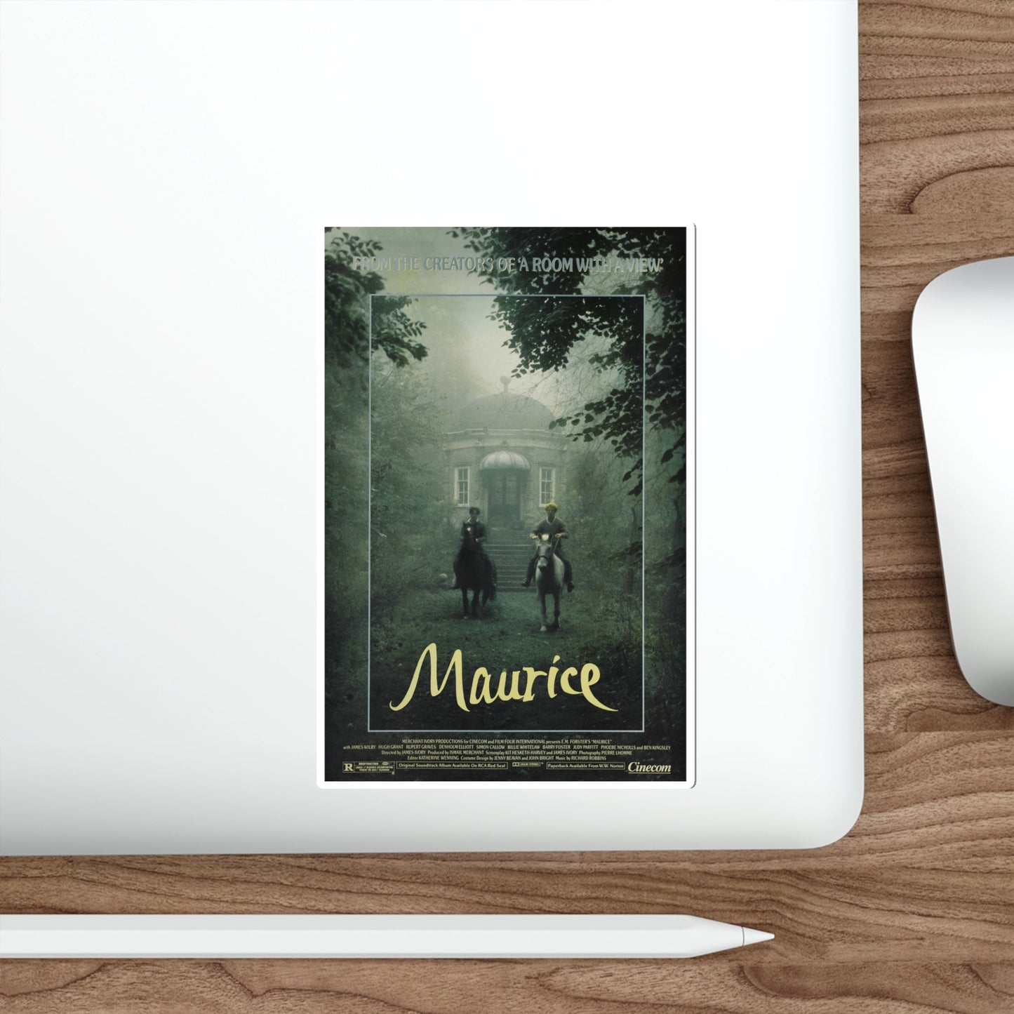 Maurice 1987 Movie Poster STICKER Vinyl Die-Cut Decal-The Sticker Space