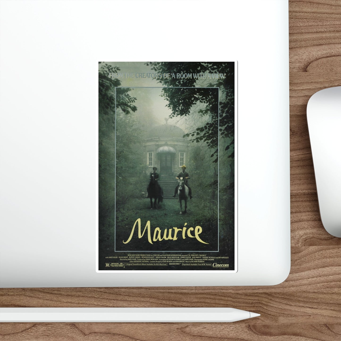 Maurice 1987 Movie Poster STICKER Vinyl Die-Cut Decal-The Sticker Space