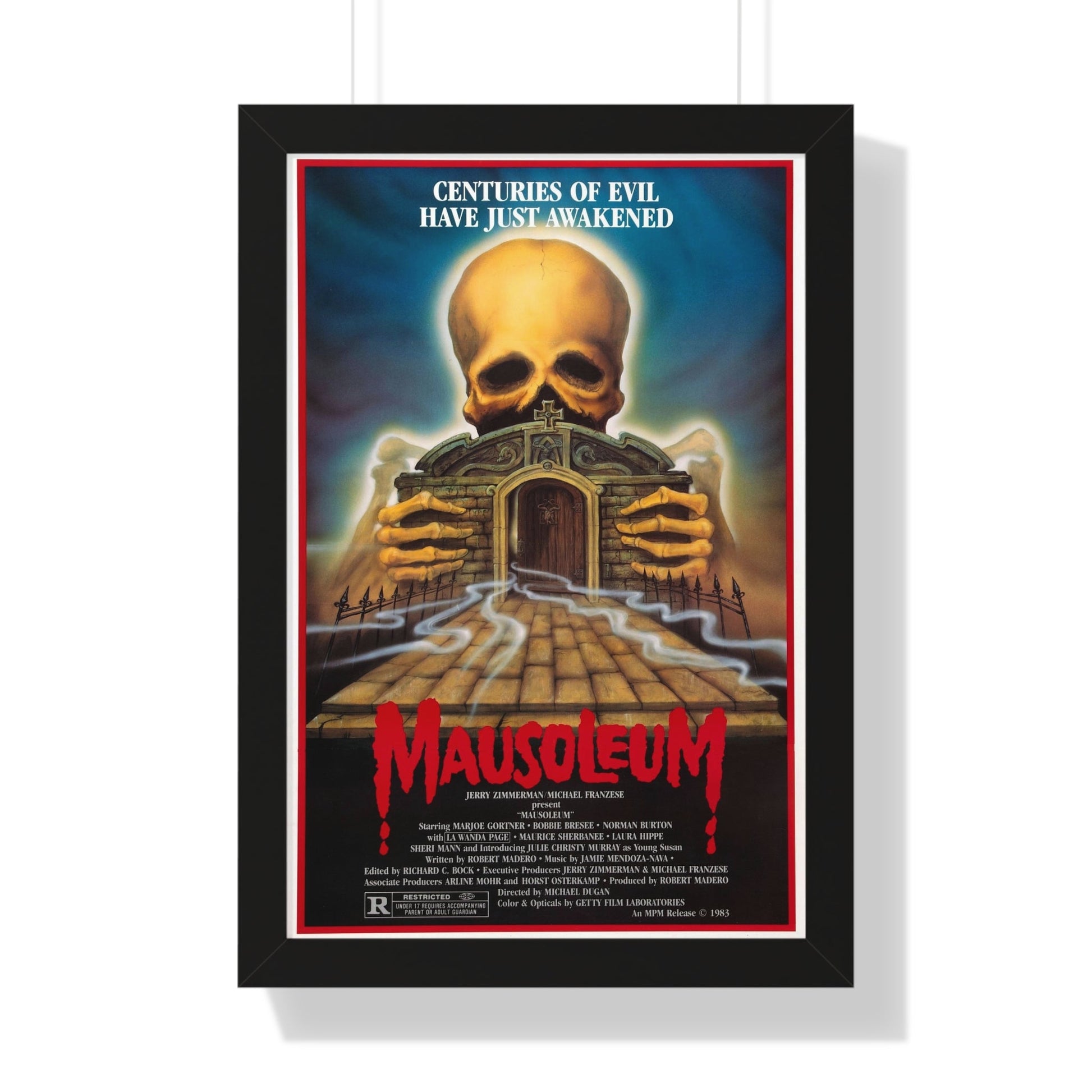 MAUSOLEUM 1983 - Framed Movie Poster-16″ x 24″-The Sticker Space