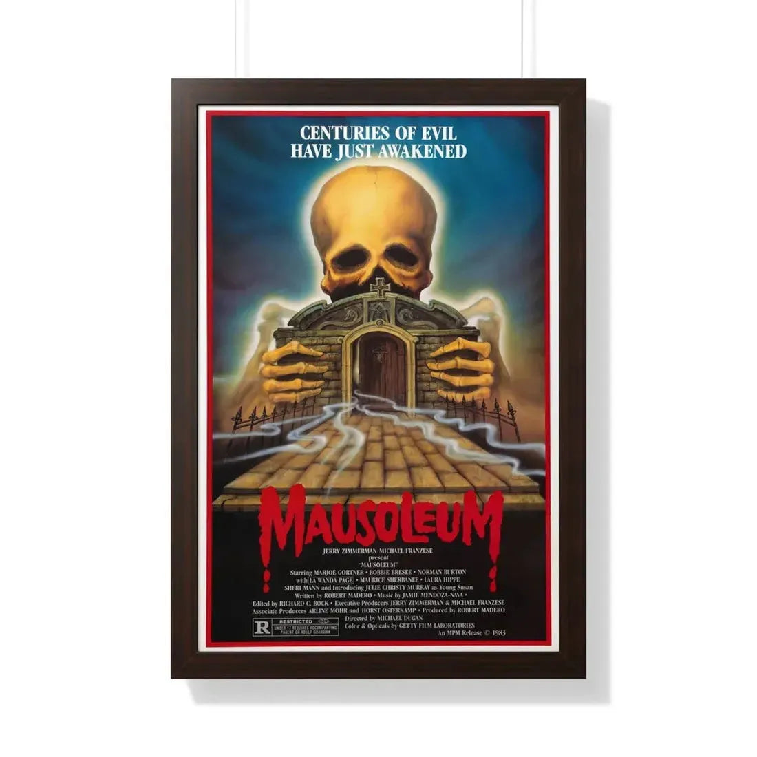 MAUSOLEUM 1983 - Framed Movie Poster - The Sticker Space