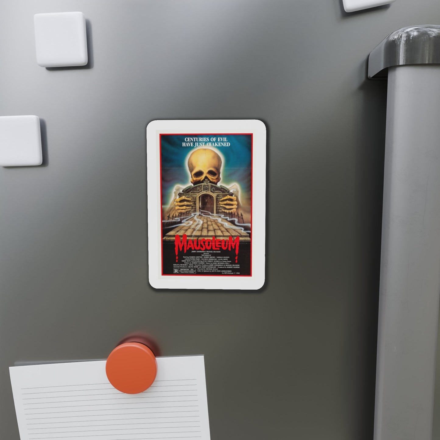 Mausoleum 1983 Movie Poster Die-Cut Magnet-The Sticker Space